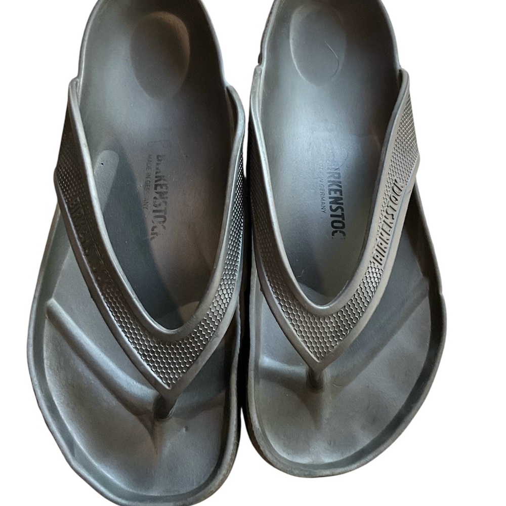 Birkenstock unisex Honolulu Eva Sandal Dark Grey - Picture 2 of 8